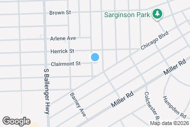 Map image of the property - 1621 Stocker Ave