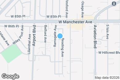 Map image of the property - 8801 Reading Ave