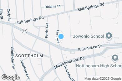 Map image of the property - 225 East Ave