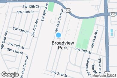 Map image of the property - 1657 SW 44th Ave