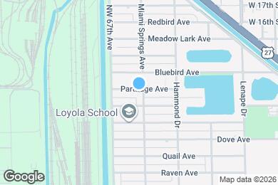 Map image of the property - 1380 Miami Springs Ave