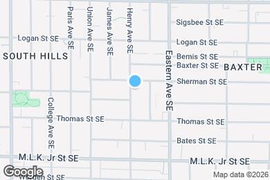 Map image of the property - 612 Henry Ave SE