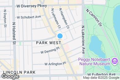 Map image of the property - 2555 N Clark St