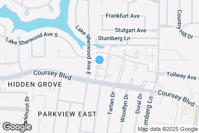Map image of the property - 12439 Coursey Blvd