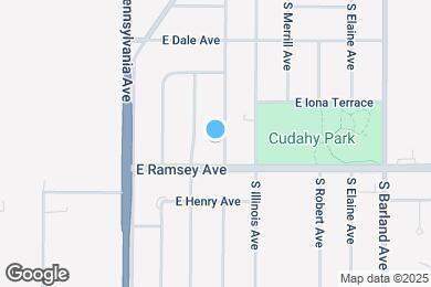 Map image of the property - 5857 S Indiana Ave