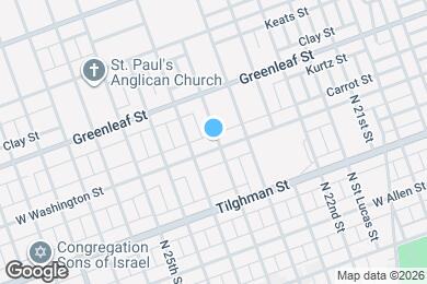 Map image of the property - 2331 W Washington St