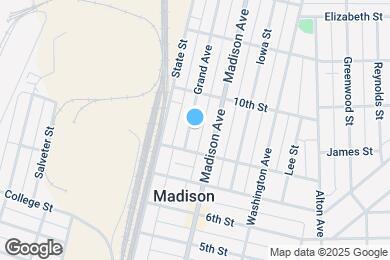 Map image of the property - 818 Grand Ave