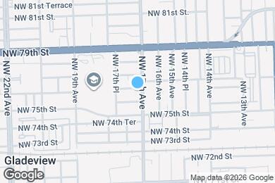 Map image of the property - 1712 NW 76th Ter