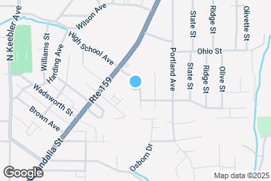 Map image of the property - 632 High School St