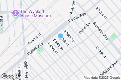 Map image of the property - 544 E 85th St