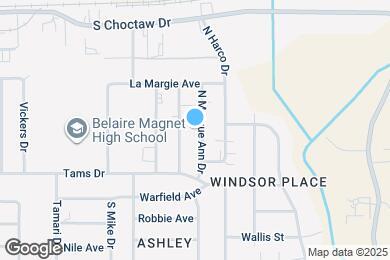 Map image of the property - 1661 N Marque Ann Dr