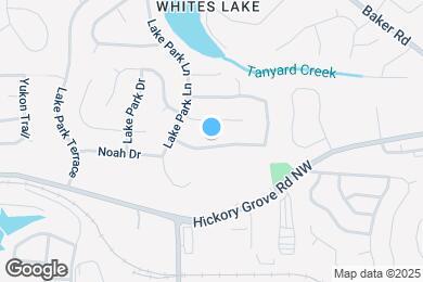 Map image of the property - 2613 Lake Park Bend