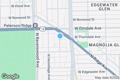 Map image of the property - 5951 N Paulina St