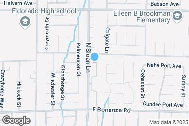 Map image of the property - 970 N Sloan Ln