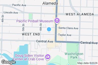 Map image of the property - 633 Taylor Ave