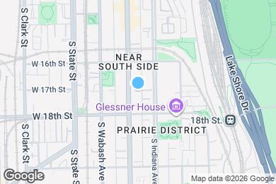 Map image of the property - 1707 S Michigan Ave