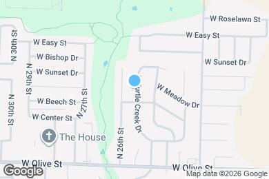 Map image of the property - 1012 Turtle Creek Dr