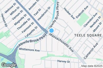 Map image of the property - 2595 Massachusetts Ave
