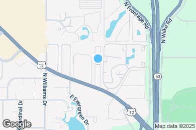 Map image of the property - 1348 N Geneva Dr