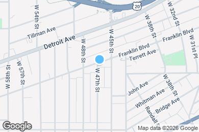 Map image of the property - 1773 W 47th St