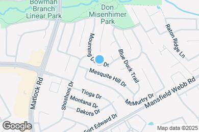 Map image of the property - 8010 Mourning Dove Dr