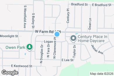 Map image of the property - 528 N Claremont Pl