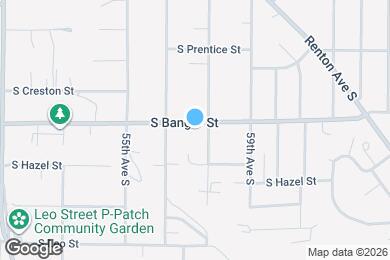 Map image of the property - 5629 S Bangor St