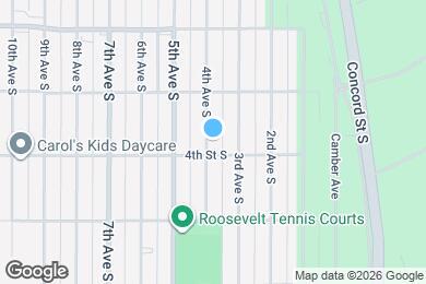 Map image of the property - 351 4th Ave S