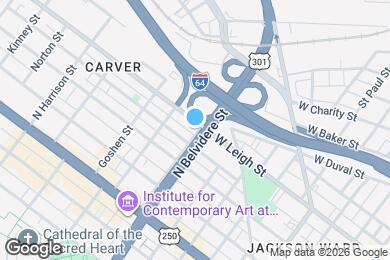Map image of the property - 703 W Leigh St