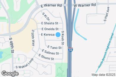 Map image of the property - 5122 E Nambe St