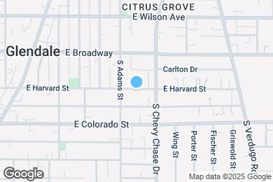 Map image of the property - 1122 E Harvard St