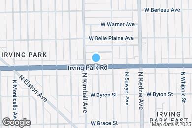 Map image of the property - 3336 W Irving Park Rd