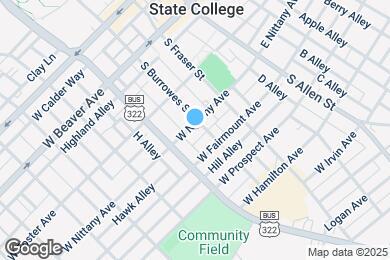 Map image of the property - 306 W Nittany Ave
