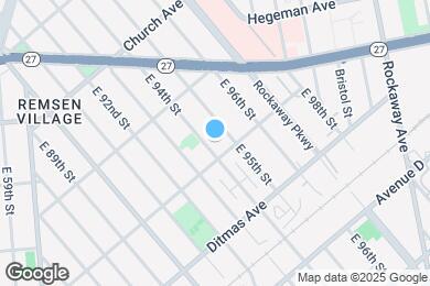 Map image of the property - 673 E 94th St