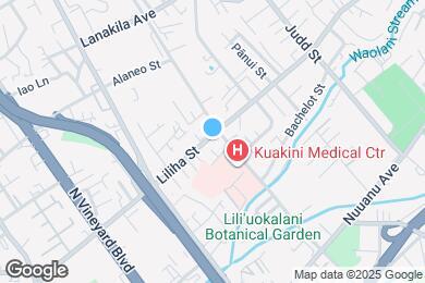 Map image of the property - 1727 Liliha St