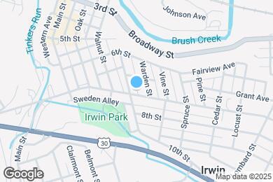 Map image of the property - 507 Pennsylvania Ave