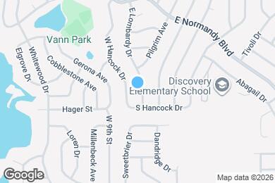 Map image of the property - 1050 E Lombardy Dr