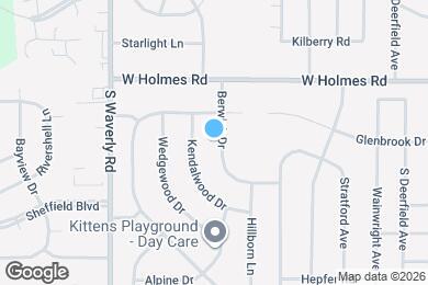 Map image of the property - 3526 Berwick Dr