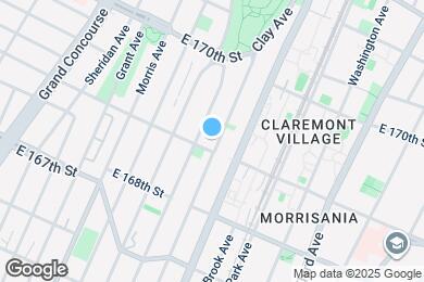 Map image of the property - 1297 Clay Ave