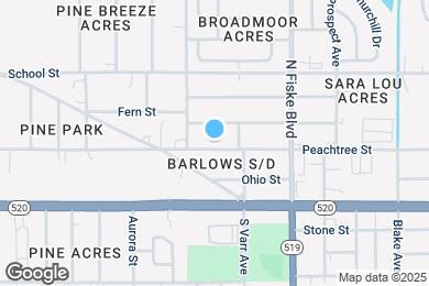 Map image of the property - 1118 Peachtree St