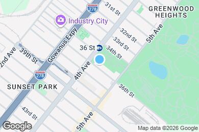 Map image of the property - Room in Shared 5 bed/2 bath home in Sunset Park