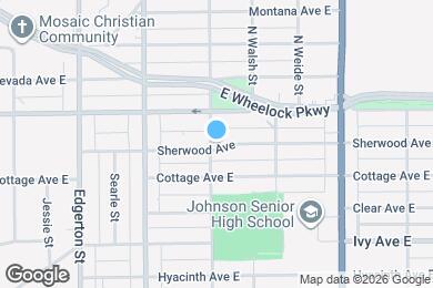 Map image of the property - 701 Sherwood Ave