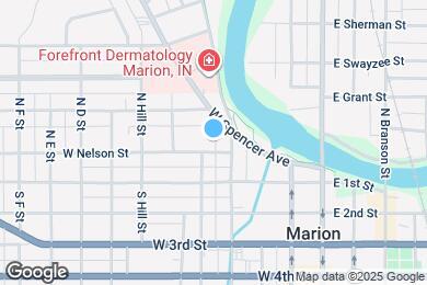 Map image of the property - 412 W Nelson St
