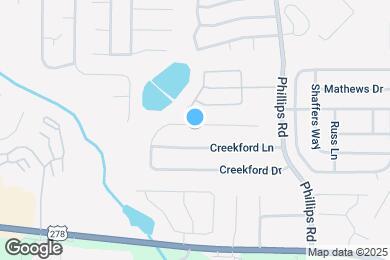 Map image of the property - 6096 Creekford Dr