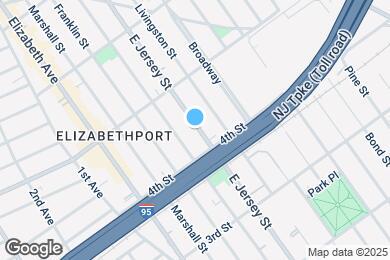 Map image of the property - 424 E Jersey St
