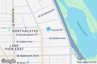 Map image of the property - 533 W Roscoe St