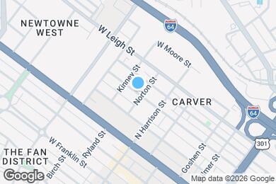Map image of the property - 1306 W Clay St