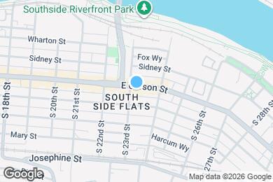 Map image of the property - 2306 E Carson St