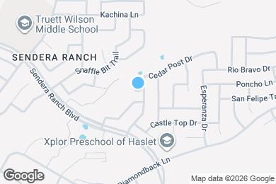 Map image of the property - 1105 Eagle Claw Dr
