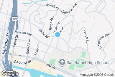 Map image of the property - 301 Belle Ave